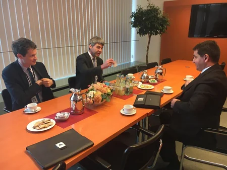 Hikmət Hacıyev Almaniya rəsmiləri ilə Dağlıq Qarabağ münaqişəsini müzakirə edib