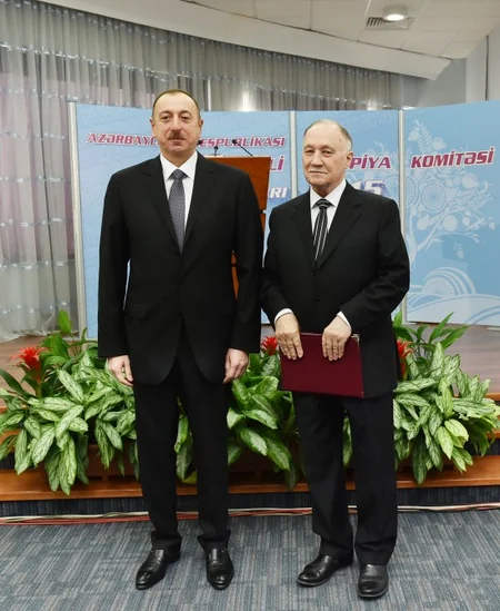 ​Prezident İlham Əliyev 2015-ci ilin idman yekunlarına həsr olunan mərasimdə iştirak edib