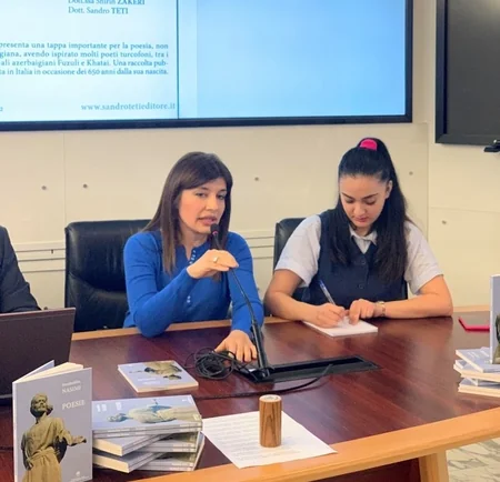 İtaliyada “Nəsimi poeziyası” kitabının təqdimatı keçirilib
