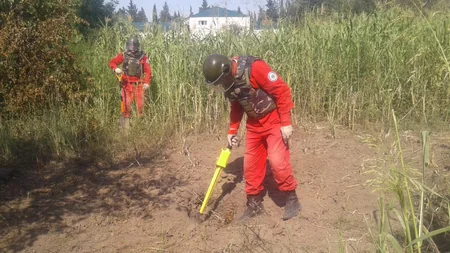 ANAMA Tovuzda 3 evin həyətini mərmilərdən təmizlədi