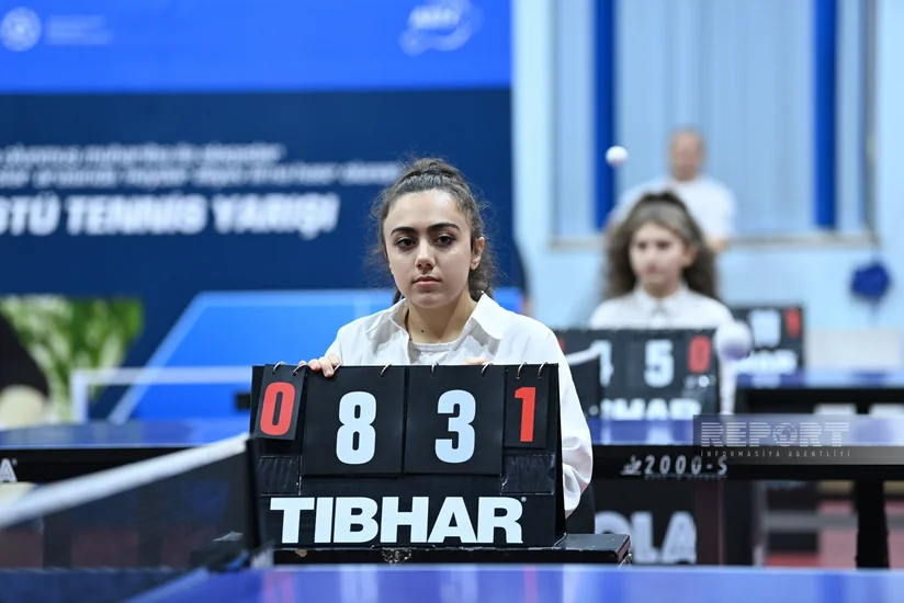 Protezlə təmin edilən müharibə əlilləri arasında stolüstü tennis yarışı keçirilib