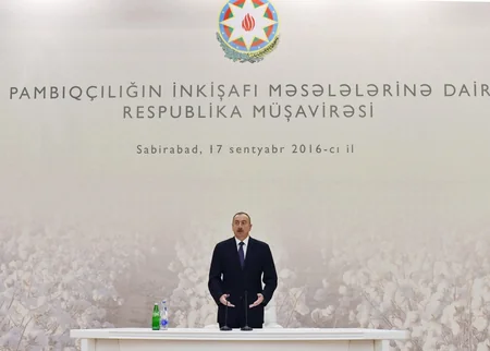 President Ilham Aliyev chaired conference on development of cotton-growing in Azerbaijan