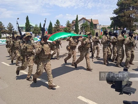 Mingəçevirdə “Şahin” hərbi-idman oyunlarının final mərhələsinə start verilib