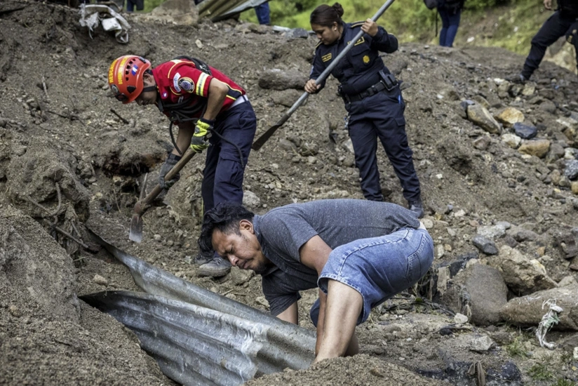 Heavy rains in Guatemala kill 6, leave 13 missing