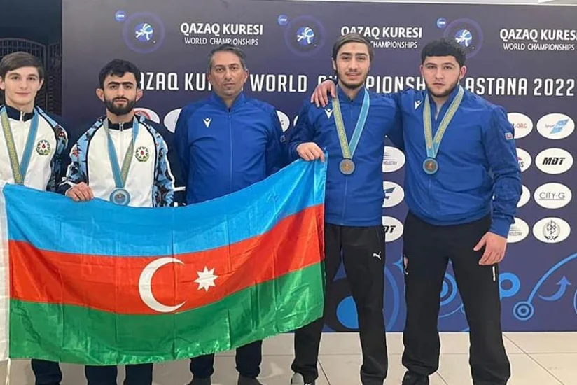 Azərbaycan güləşçiləri dünya birinciliyi və çempionatında 4 medal qazanıblar
