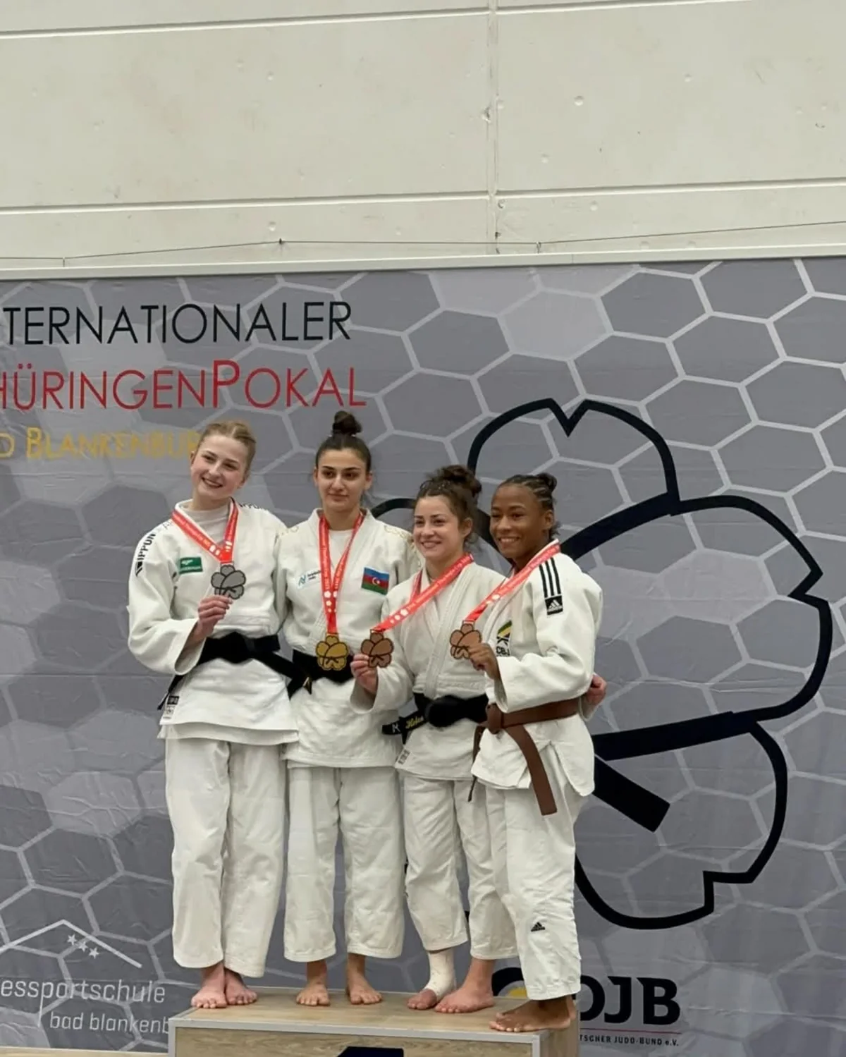 Azerbaijani female judoka takes gold in Germany