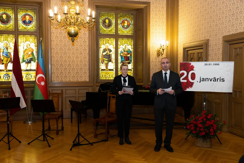 Latviyada 20 Yanvar faciəsinə həsr olunmuş anım tədbiri keçirilib