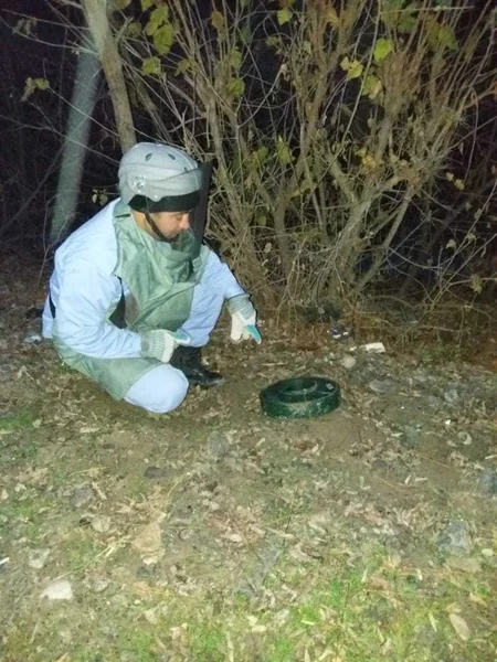 Tərtərdə 1 ədəd təlim məqsədli tank əleyhinə mina tapılıb