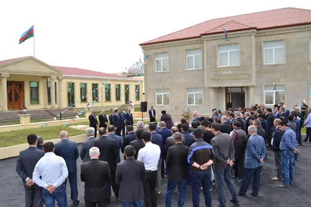 Füzuli rayon Statistika İdarəsinin yeni binasının açılışı olub