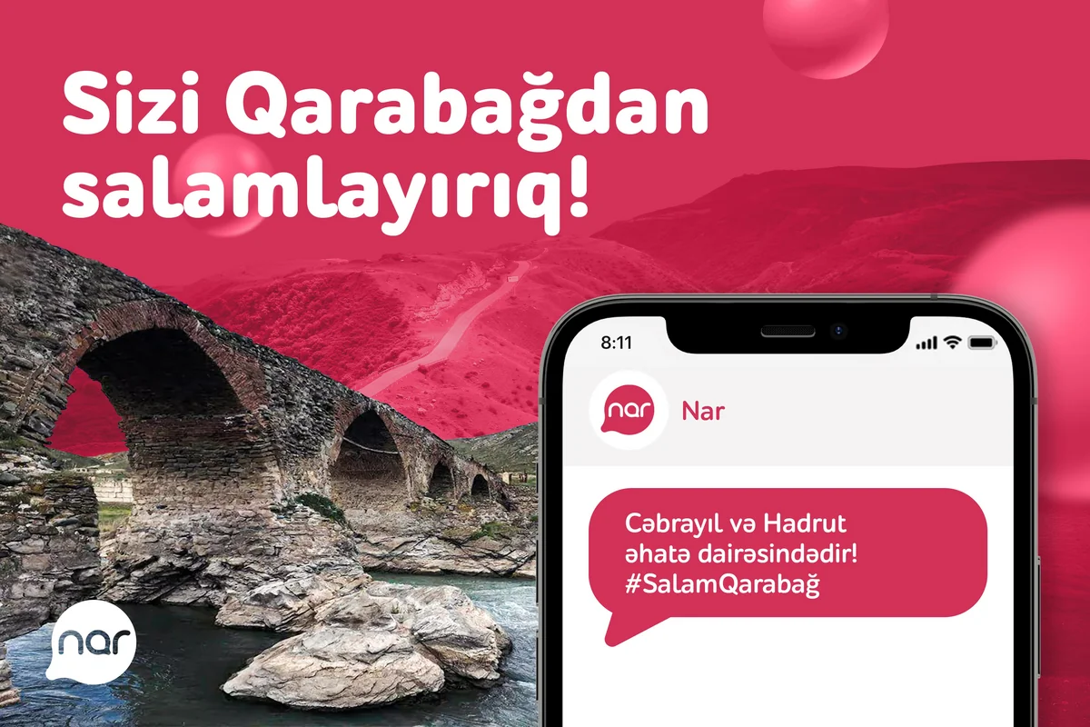 “Nar” şəbəkəsi Hadrutda və Cəbrayılda! 