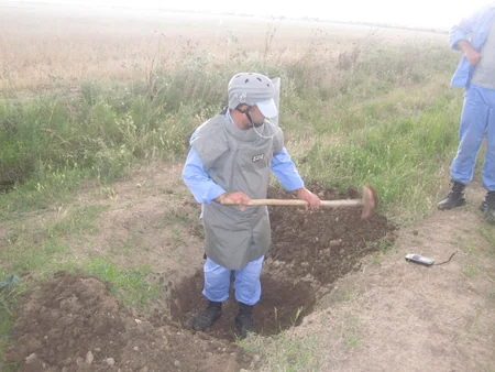 ANAMA cəbhəyanı bölgələrdə 3 ədəd partlamamış hərbi sursat aşkar edib