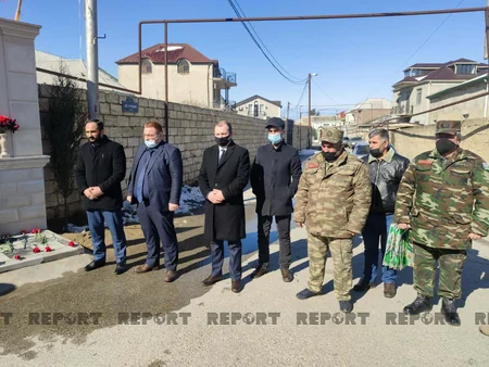 Sumqayıtda iki şəhidin xatirəsi əbədiləşdirilib