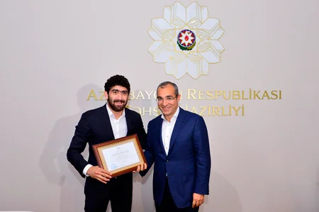 Mikayıl Cabbarov “Rio-2016”da medal qazanmış idmançılarla görüşüb