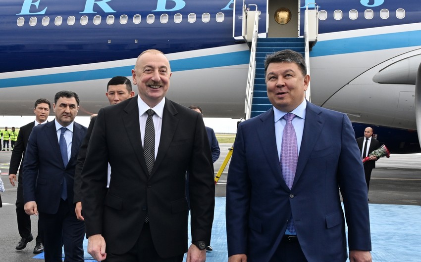 Prezident İlham Əliyev Qazaxıstanda səfərdədir