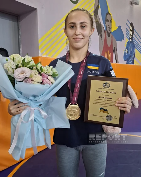 Ukraynanı təmsil edən azərbaycanlı güləşçi Avropa çempionatında qızıl medal qazanıb