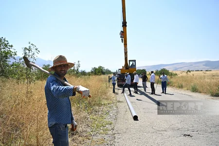 Ağdam-Xankəndi yolu elektrik enerjisi ilə təmin edilib - YENİLƏNİB