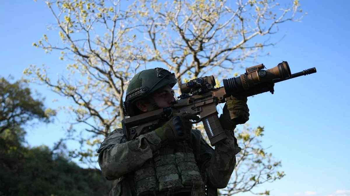 Türkiyə ordusu Suriyanın şimalında iki terrorçu zərərsizləşdirib