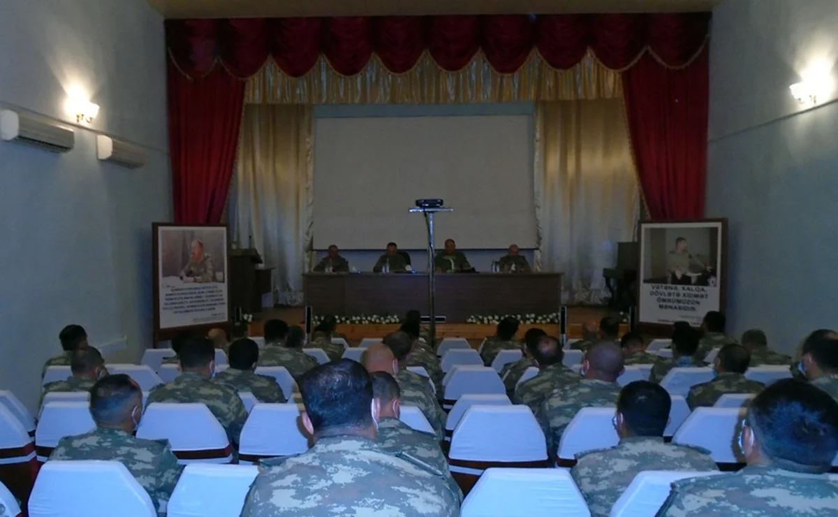 Ön xətt bölmələrinin döyüş hazırlığı yoxlanılıb