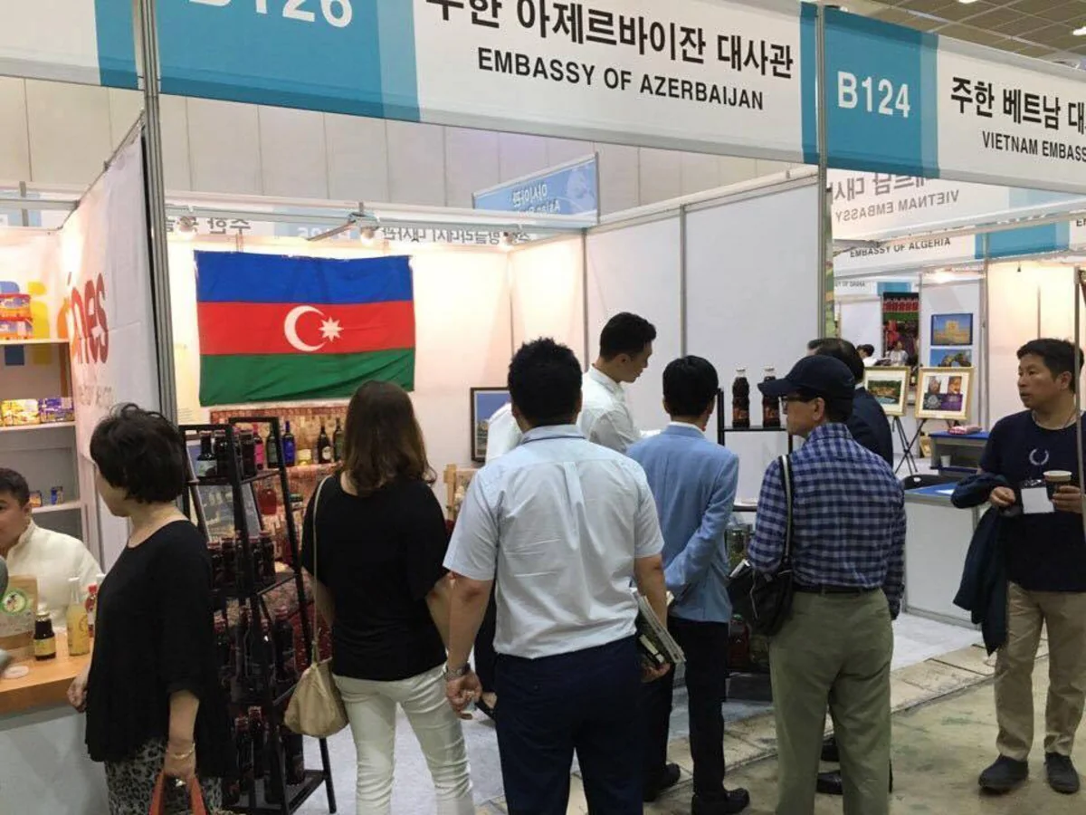 Azərbaycan Seulda keçirilən idxal məhsulları sərgisində iştirak edib