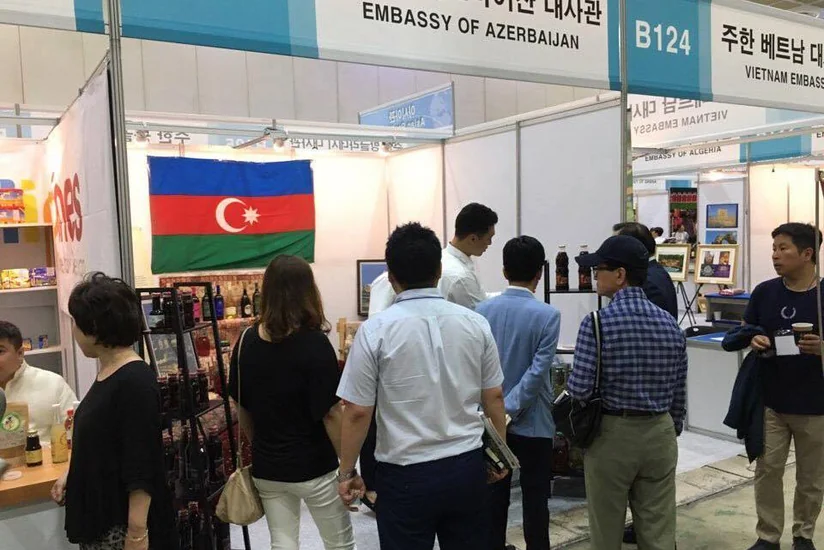 Azərbaycan Seulda keçirilən idxal məhsulları sərgisində iştirak edib
