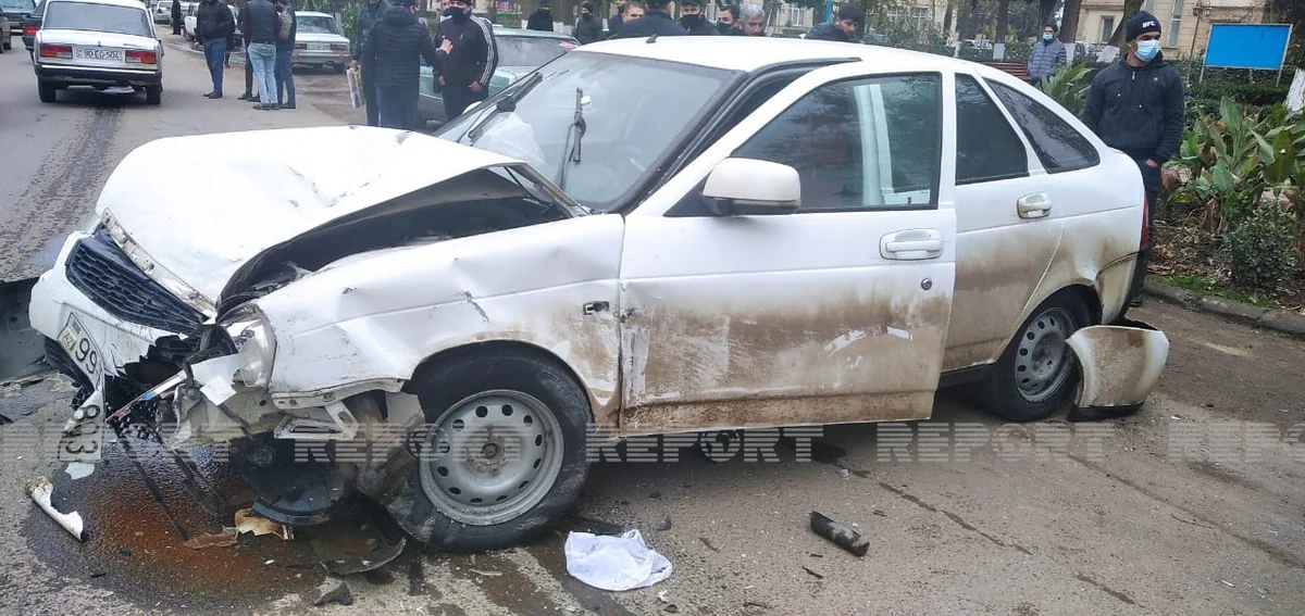 Cəlilabadda zəncirvari yol qəzası baş verib