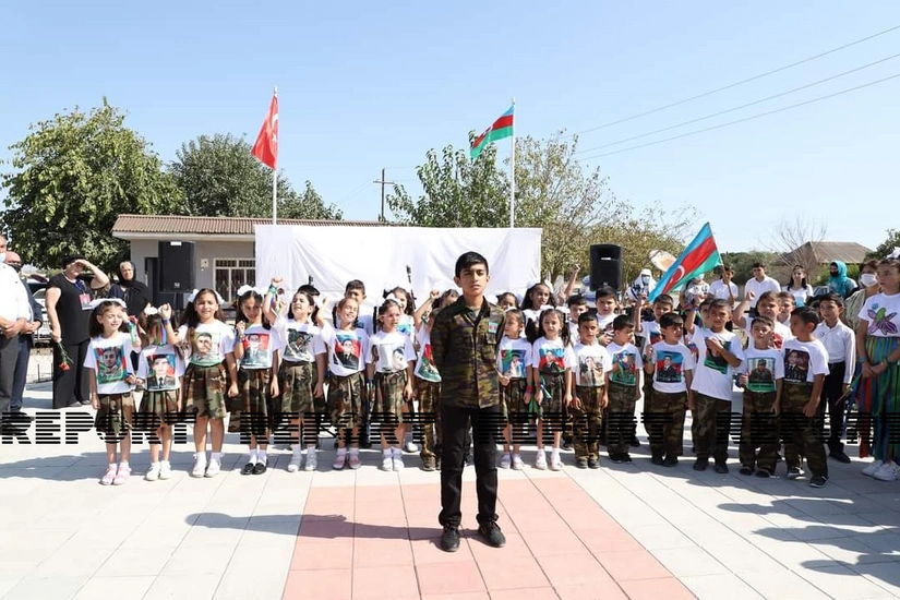 Neftçalada şəhid xatirə bulağı kompleksinin açılışı olub