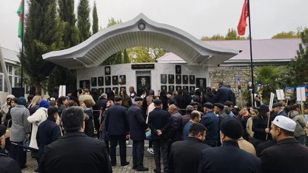 Oğuzda şəhid bulağının açılışı olub