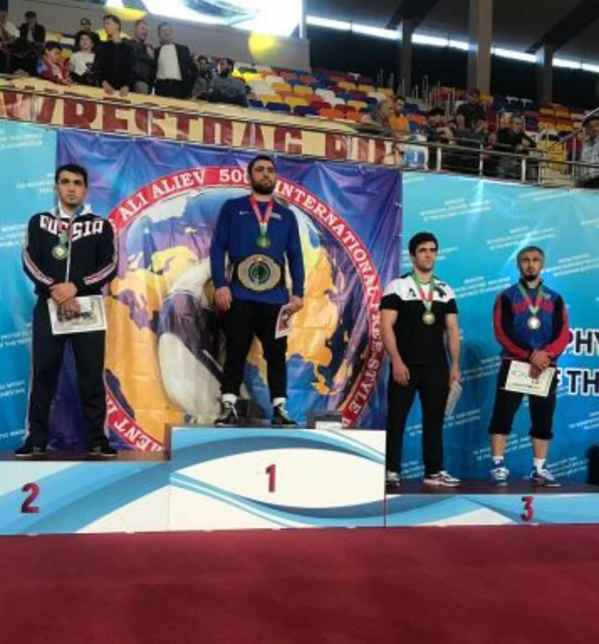 Azərbaycanın olimpiya çempionu Rusiyadakı xatirə turnirində qızıl medal qazanıb