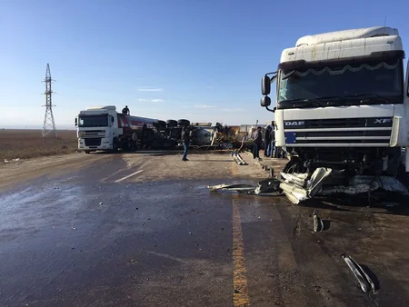 Yuxulayan sürücü Goranboyda yol təsərrüfatına ciddi ziyan vurub