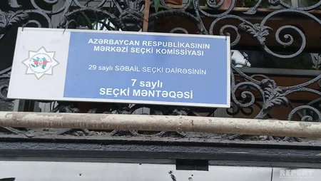 29 saylı Səbail seçki dairəsinin 7 saylı məntəqəsində 80 nəfər səs verib