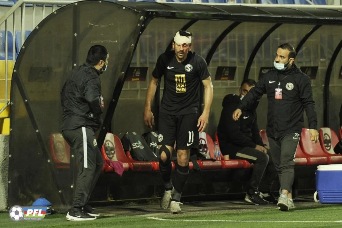 Səbailin futbolçusuna tikiş qoyuldu
