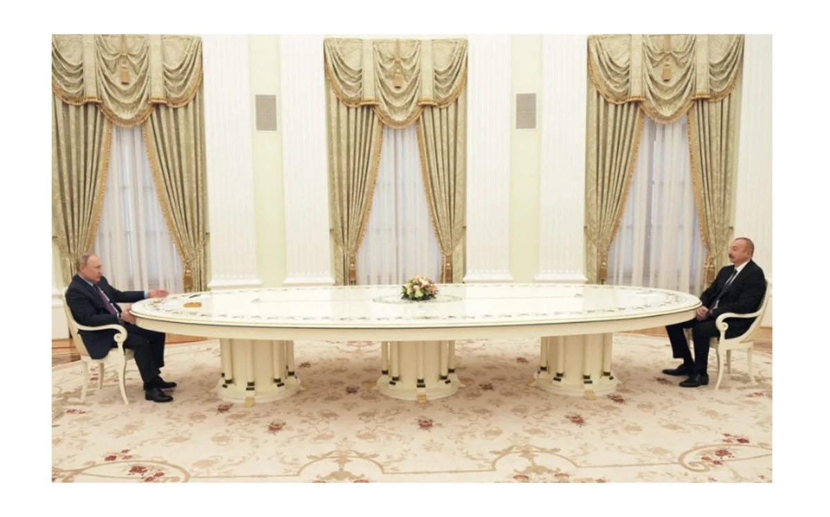 One-on-one meeting between Ilham Aliyev and Vladimir Putin gets underway