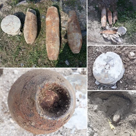 Göygöldə 3 ədəd partlamamış hərbi sursat tapılıb