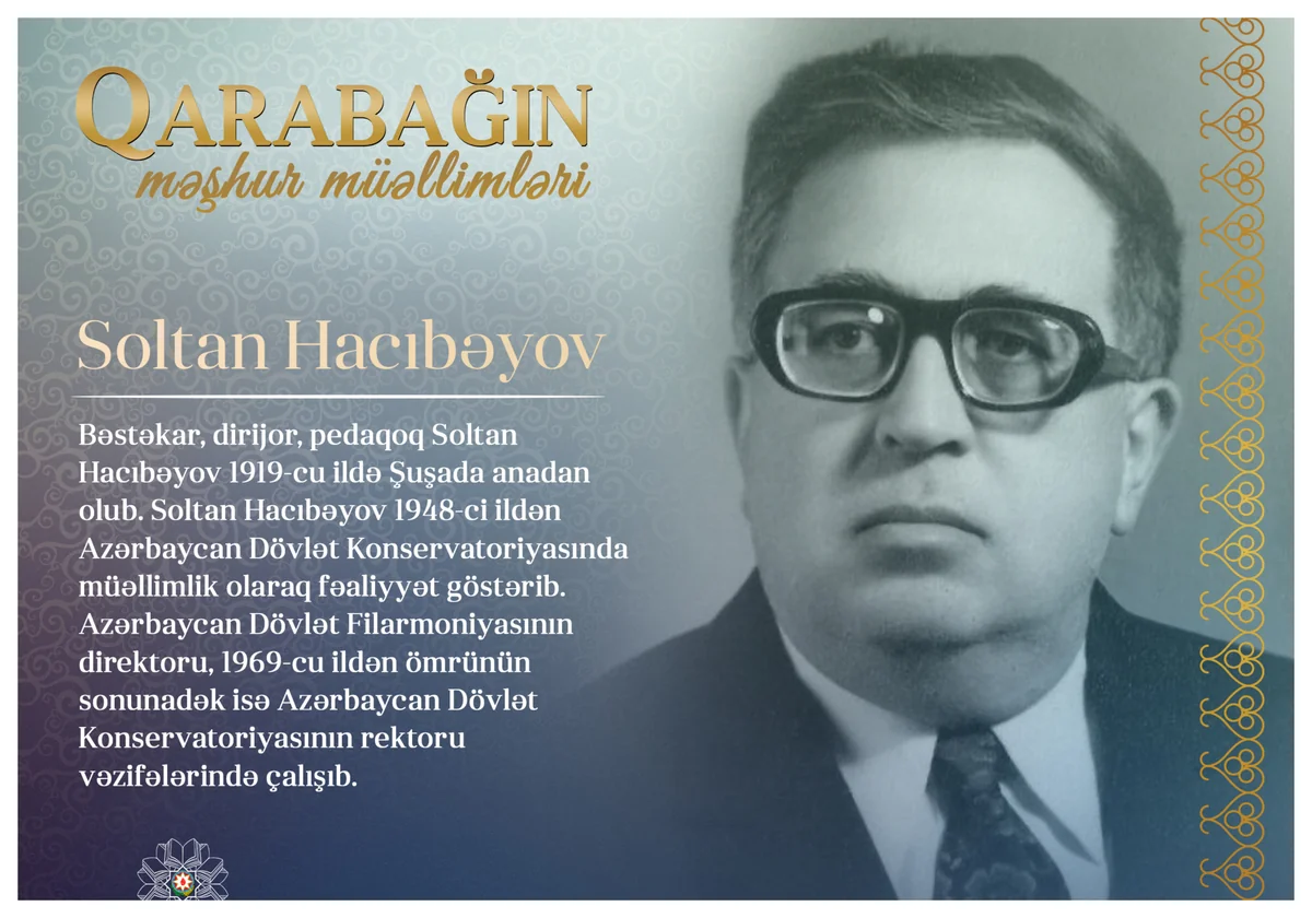 Qarabağın məşhur müəllimləri – Soltan Hacıbəyov