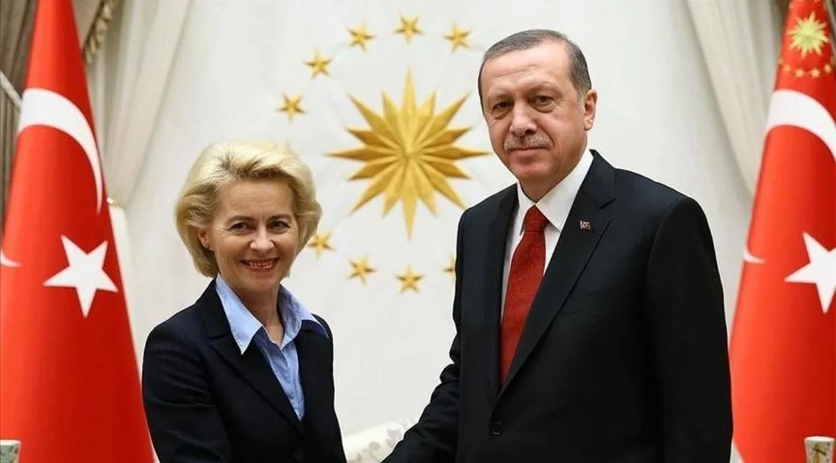 Erdogan, von der Leyen discuss Türkiye -EU relations