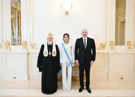 Prezident İlham Əliyev Moskvanın və Bütün Rusiyanın Patriarxı Kirill ilə görüşüb - YENİLƏNİB - 2