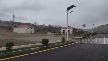 Talış kəndinin yenilənən infrastrukturu - FOTOREPORTAJ