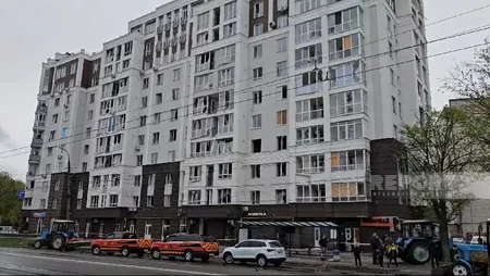 Последствия мощной ракетной атаки на Чернигов