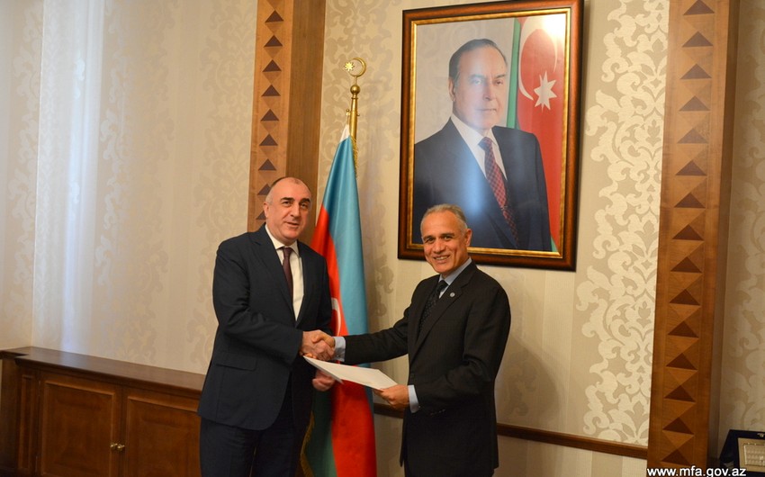 Elmar Məmmədyarov BMT-nin Azərbaycandakı Rezident Əlaqələndiricisi ilə görüşüb