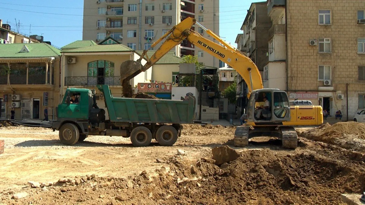 Paytaxtın Yasamal rayonunda yeni yol infrastrukturu yaradılır