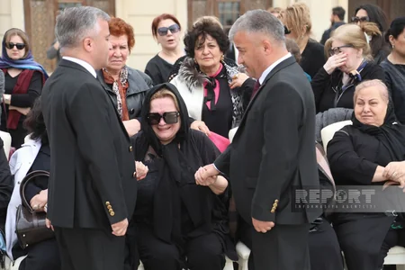 Xalq artisti Aftandil İsrafilov dəfn edilib - YENİLƏNİB-2