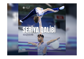 Azərbaycan gimnastları Dünya Kuboku seriyasının qalibi olublar