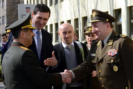 Azərbaycan və Xorvatiya arasında hərbi sahədə əməkdaşlıq müzakirə olunub