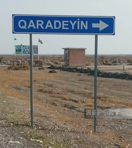 Ağdaşın Qaradeyin kəndinin yolları bərbad vəziyyətə düşüb