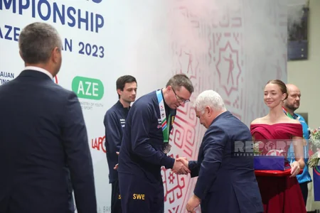 Bakıda keçirilən dünya çempionatının son medalçıları mükafatlandırılıb