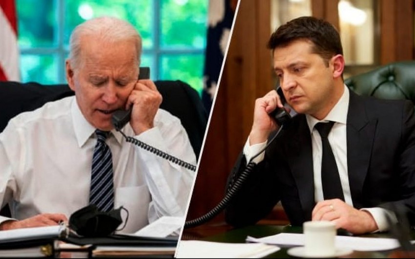 KİV: Bayden və Zelenski arasında telefon danışığı olub
