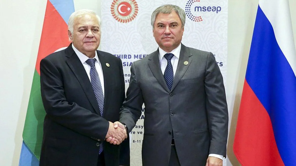 State Duma Chairman invites Milli Majlis’s Speaker to visit to Russia