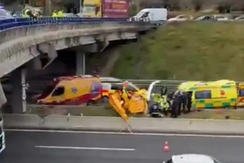 İspaniyada helikopter qəzaya uğrayıb