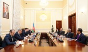 Ədliyyə naziri Fərid Əhmədov pakistanlı həmkarı ilə görüşüb