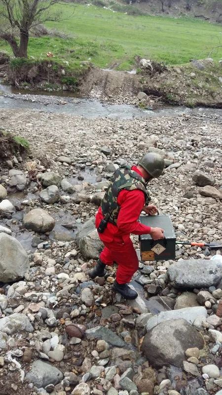 Göygöldə əl qumbarası və UZRQM partladıcıları aşkar olunub